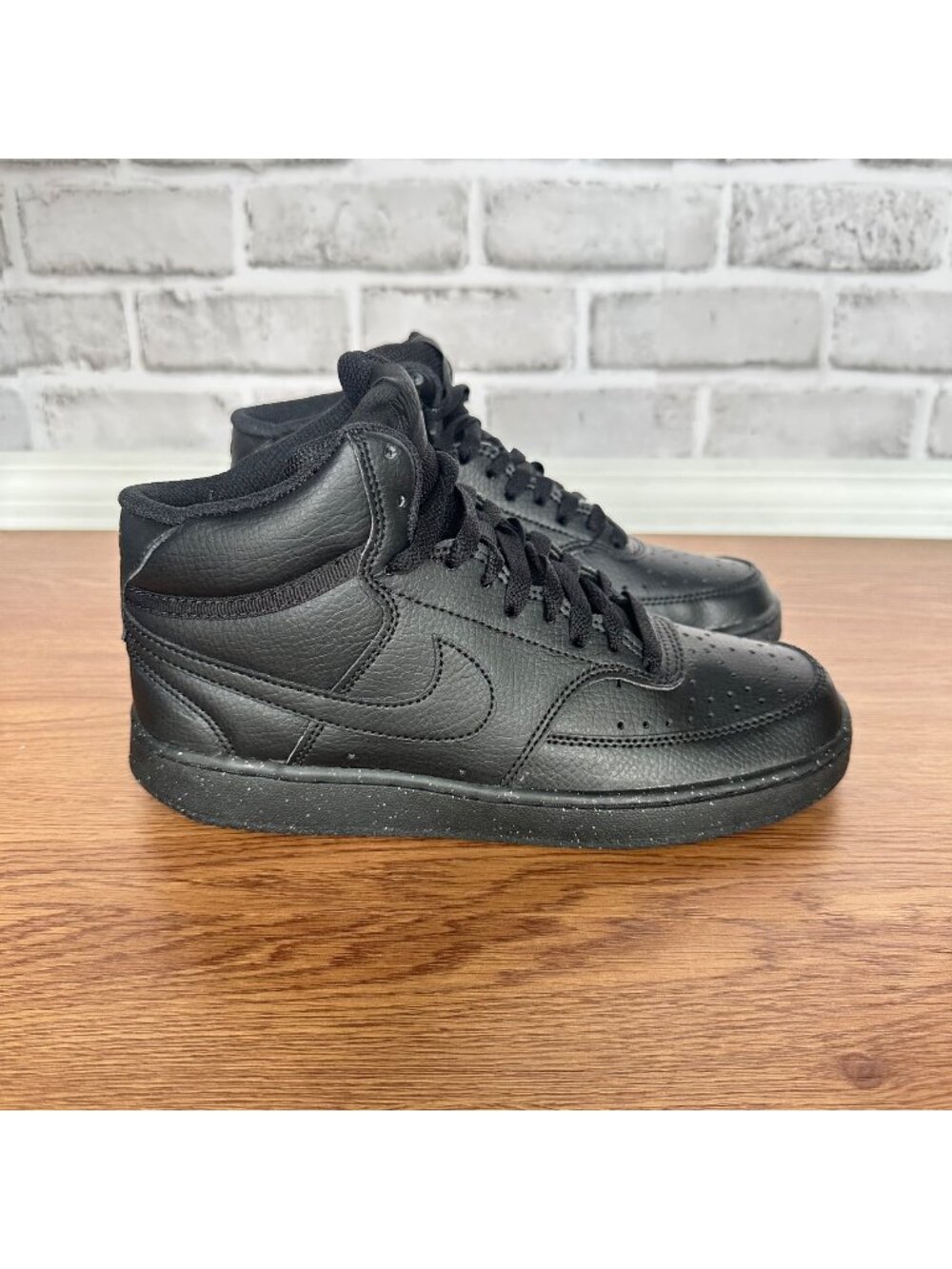 ⭐Nike Court Vision Mid NN Hi Mens Shoes Sz 6 Black Retro Sneakers DN3577-003 New